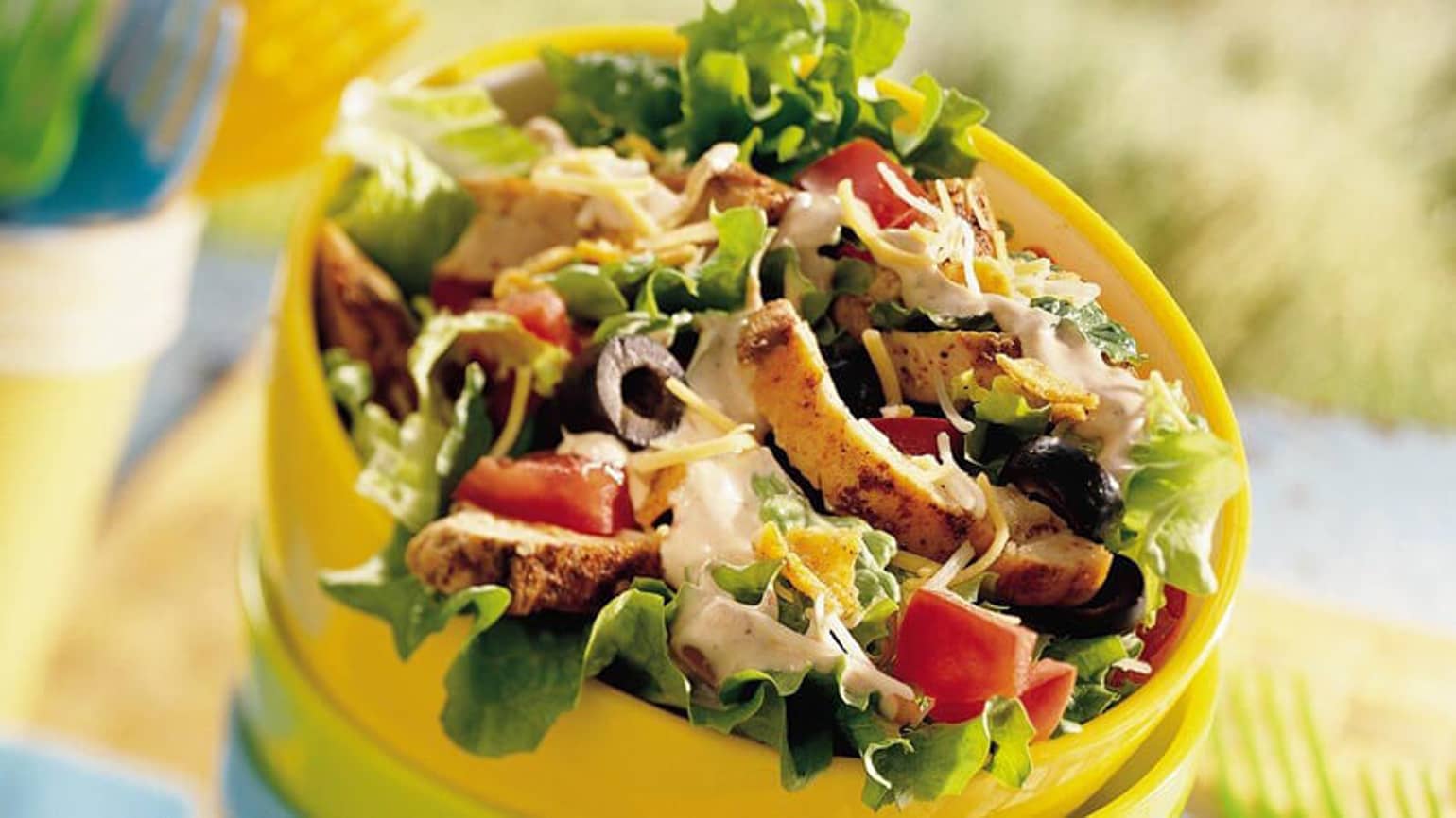 Southwestern Chicken Taco Salad